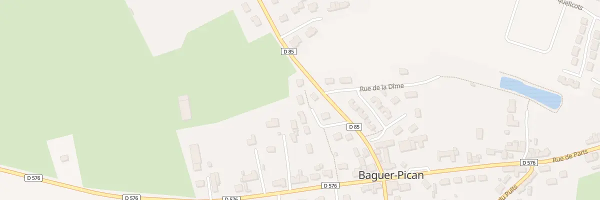 Plan du 6 Imp des Acacias à Baguer-Pican