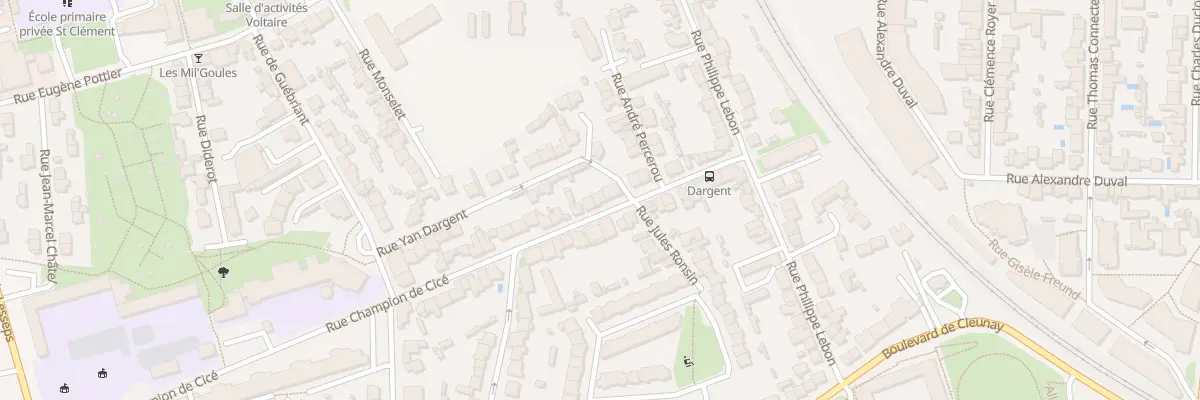 Plan du 12B Rue Champion de Cicé à Rennes