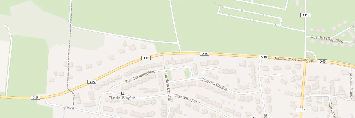 Plan du 16 Rue des Jonquilles à Cherbourg-en-Cotentin