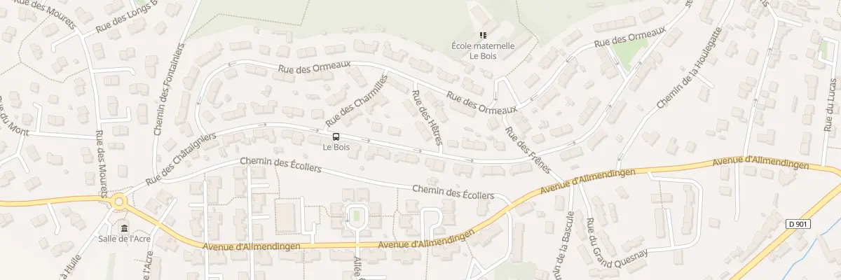 Plan du 21 Rue des Chataigniers à Cherbourg-en-Cotentin