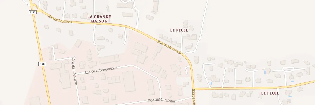 Plan du 39 Rue de Montreuil à Melesse