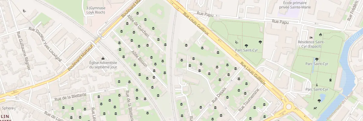 Plan du 39 Rue de la Carrière à Rennes