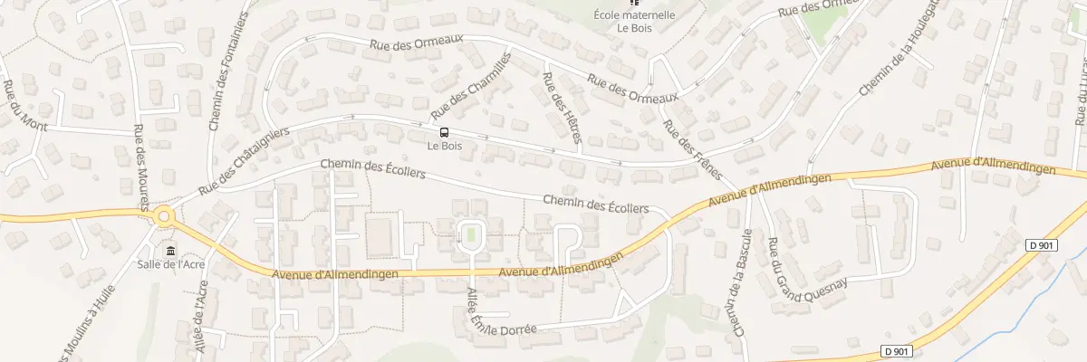 Plan du 44 Rue des Chataigniers à Cherbourg-en-Cotentin
