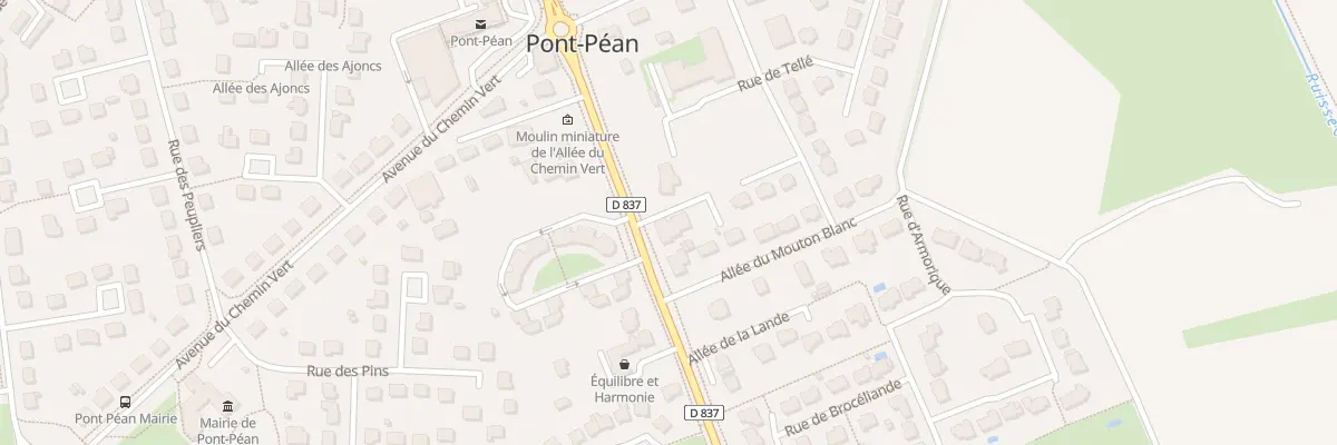 Plan du 23B Rte de Nantes à Pont-Péan