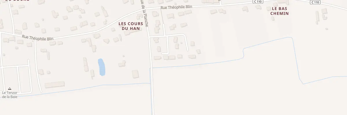 Plan du 7 Res de la Planche à Cherrueix
