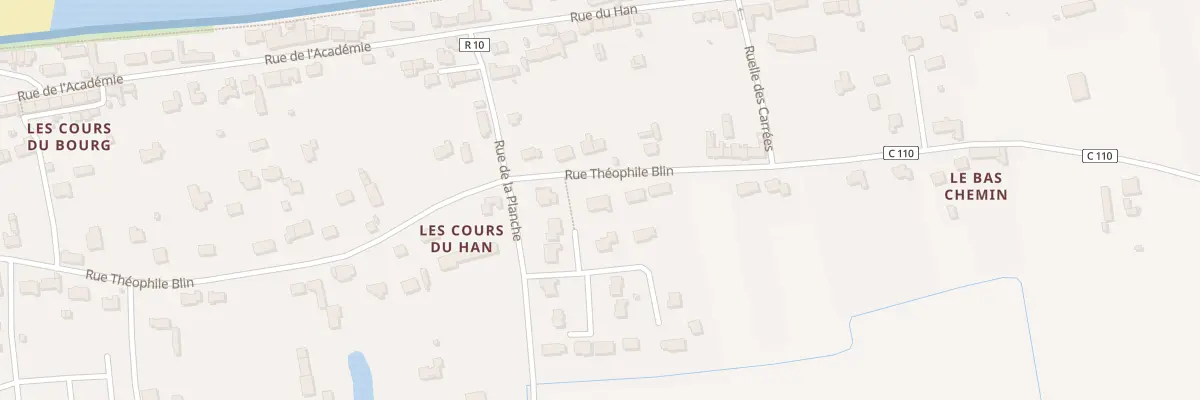 Plan du 5651 Rue Théophile Blin à Cherrueix