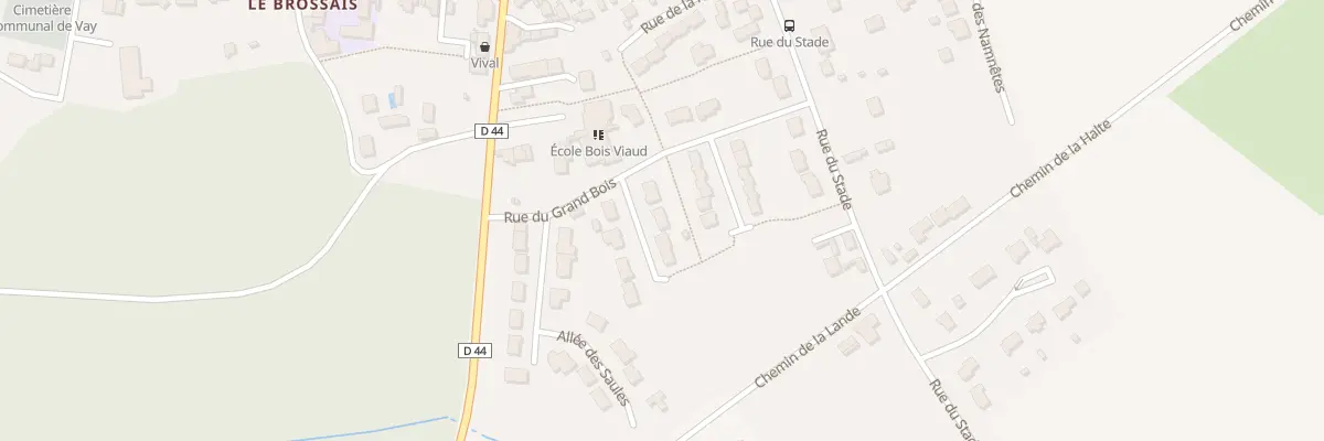 Plan du 3 All des Charmes à Vay