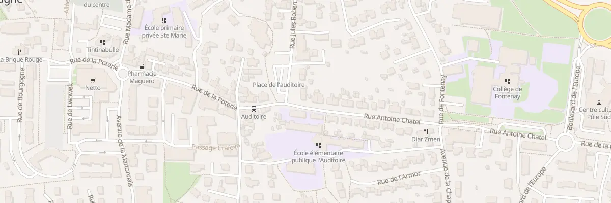 Plan du 1 Rue Antoine Chatel à Chartres-de-Bretagne