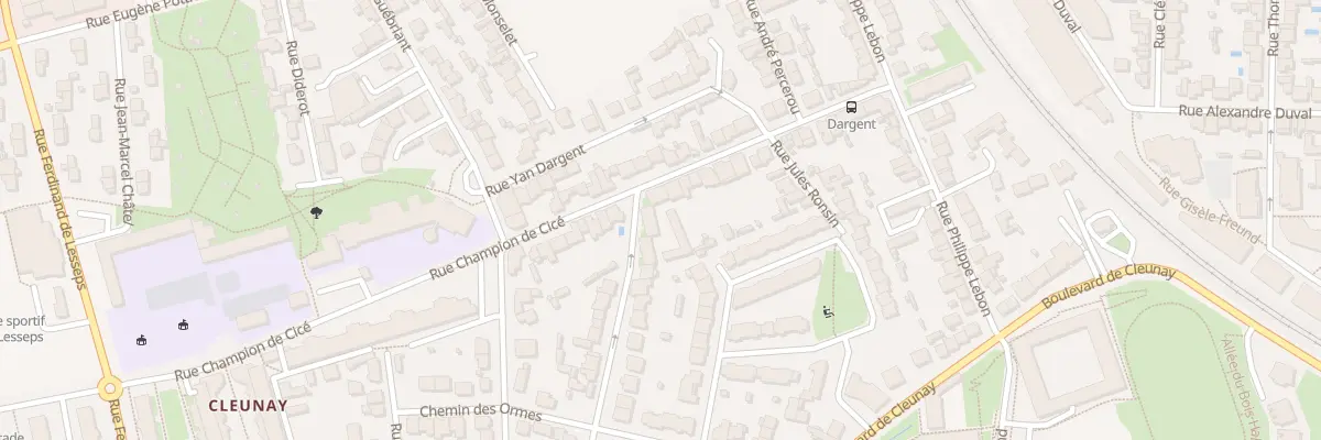 Plan du 25 Rue Champion de Cicé à Rennes