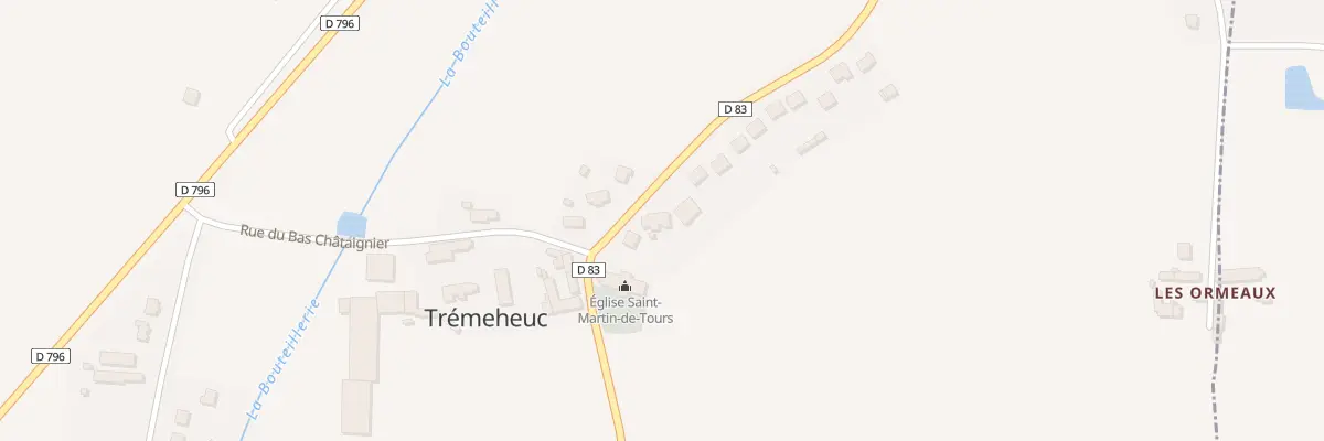 Plan du 5096 Le Bourg à Trémeheuc