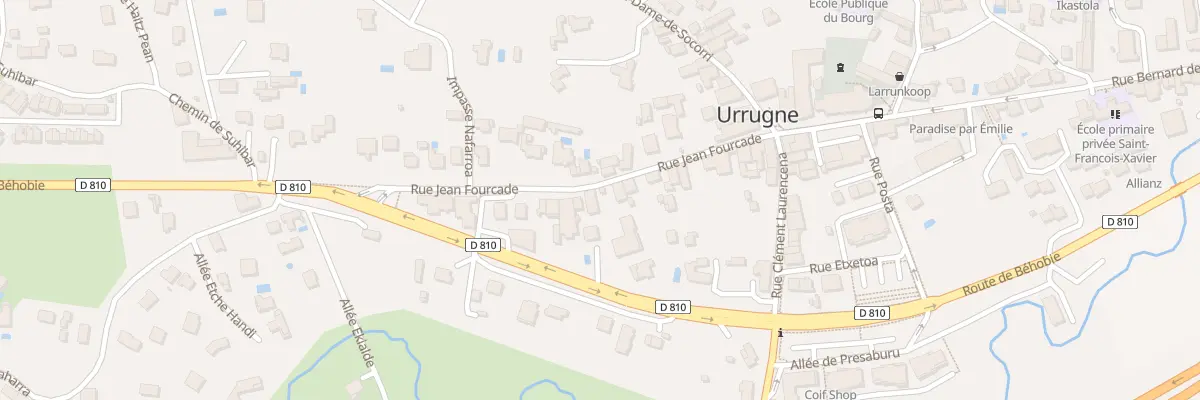 Plan du 25B Rue Jean Fourcade à Urrugne