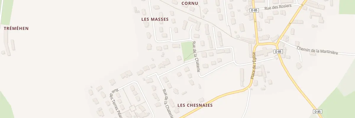 Plan du 9 La Chaterie à Baguer-Pican