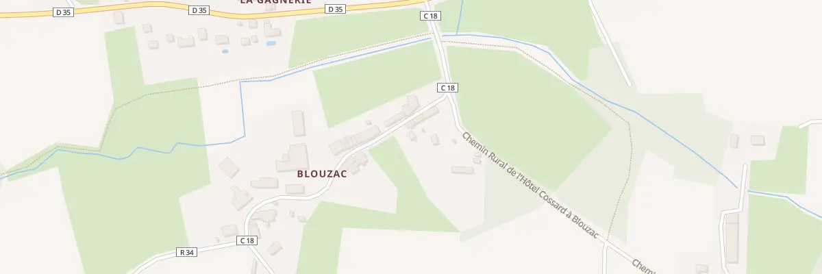 Plan du 7 Blouzac à La Grigonnais
