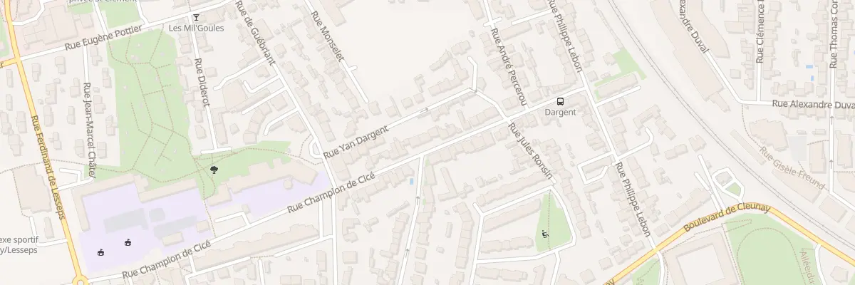 Plan du 26 Rue Champion de Cicé à Rennes
