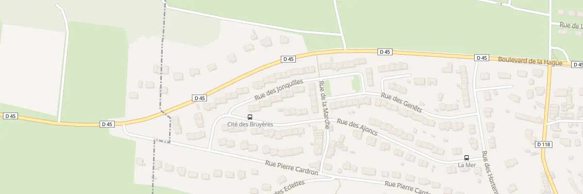 Plan du 5 Rue des Jonquilles à Cherbourg-en-Cotentin