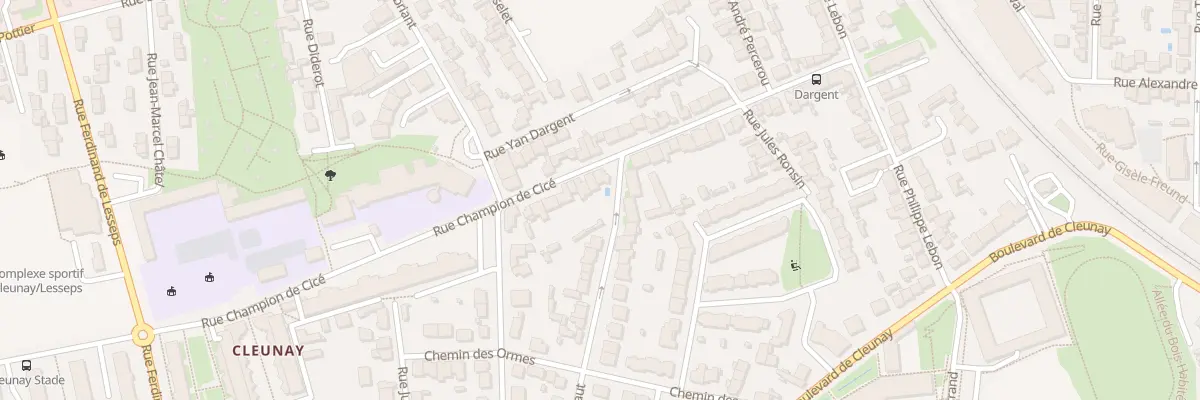 Plan du 31 Rue Champion de Cicé à Rennes