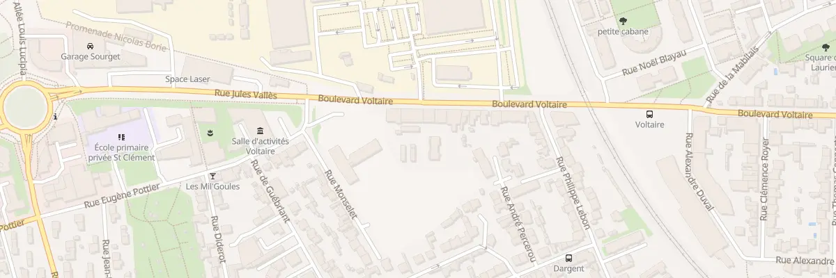 Plan du 89 Bd Voltaire à Rennes