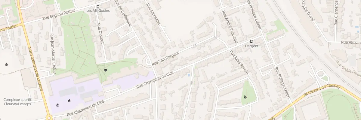 Plan du 32 Rue Champion de Cicé à Rennes