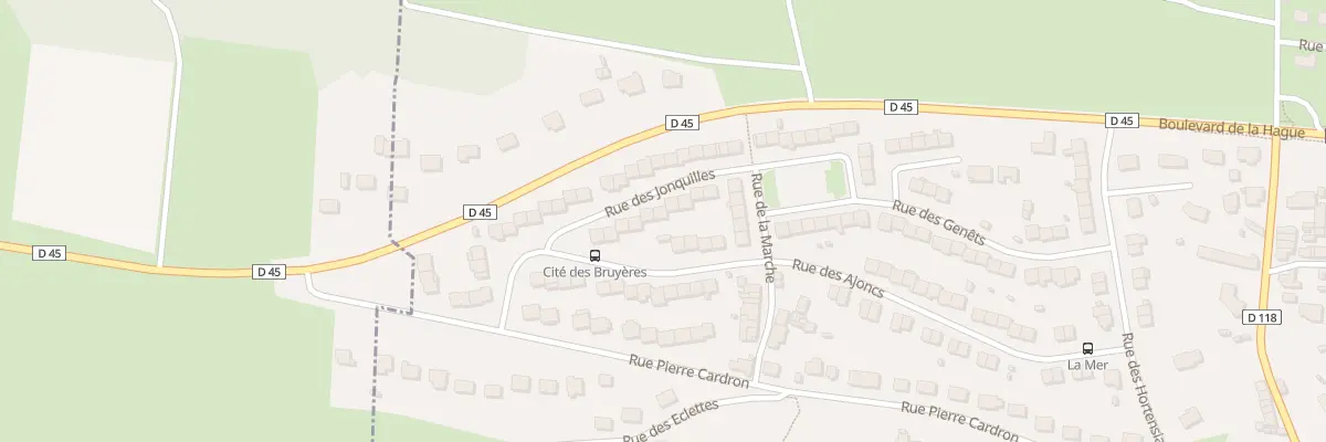 Plan du 9 Rue des Jonquilles à Cherbourg-en-Cotentin