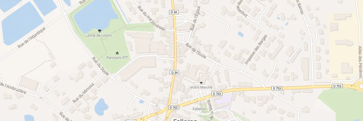 Plan du 14 Rue de nantes à Falleron