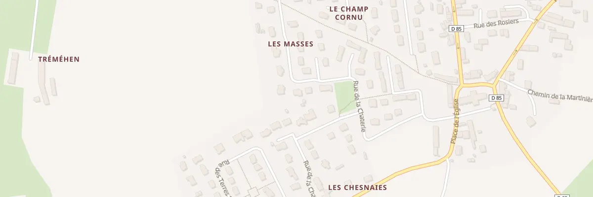 Plan du 11 Rue des Masses à Baguer-Pican