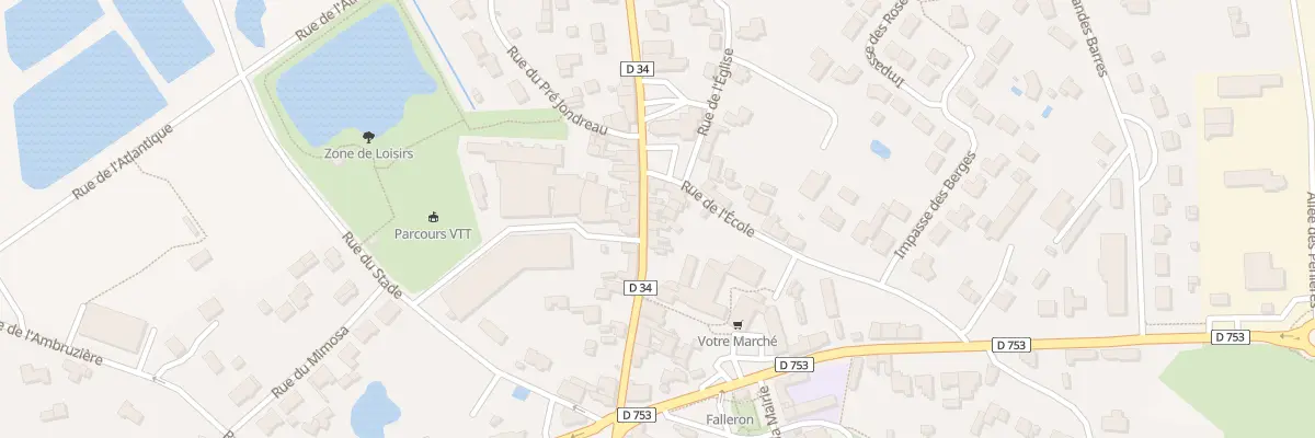 Plan du 16A Rue de nantes à Falleron