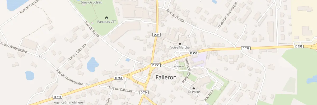 Plan du 4 Rue de nantes à Falleron
