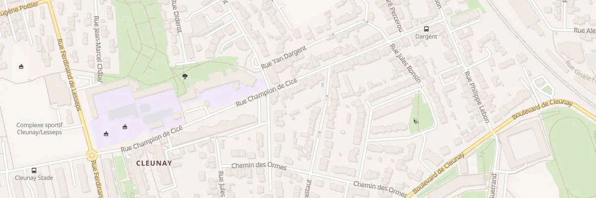 Plan du 39 Rue Champion de Cicé à Rennes