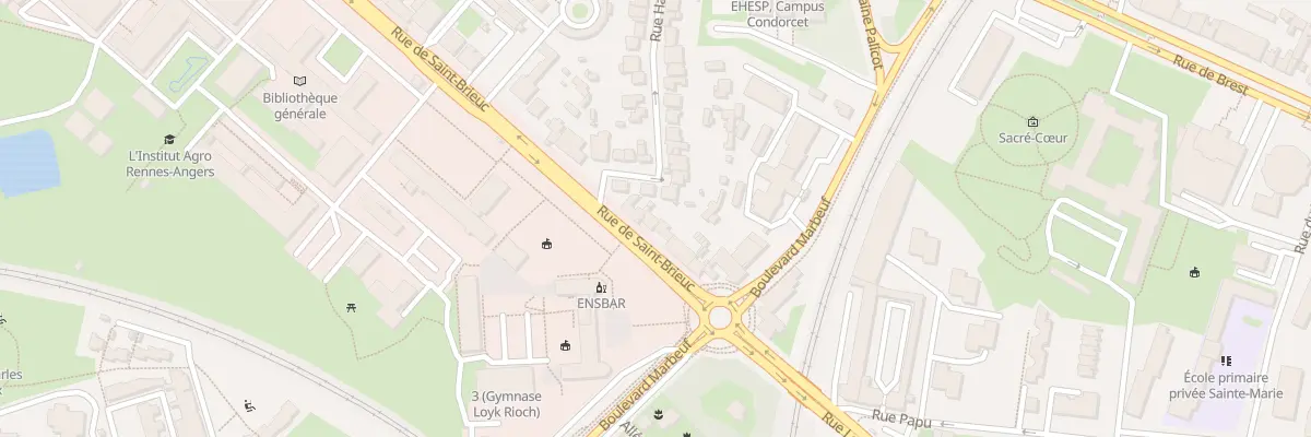 Plan du 46 Rue de Saint-Brieuc à Rennes