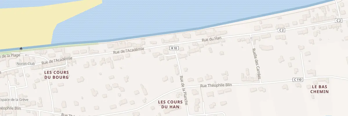 Plan du 8 Rue de la Planche à Cherrueix