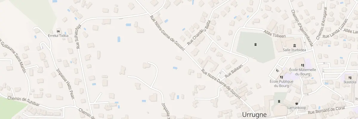 Plan du 217 Rue Notre Dame de Socorri à Urrugne