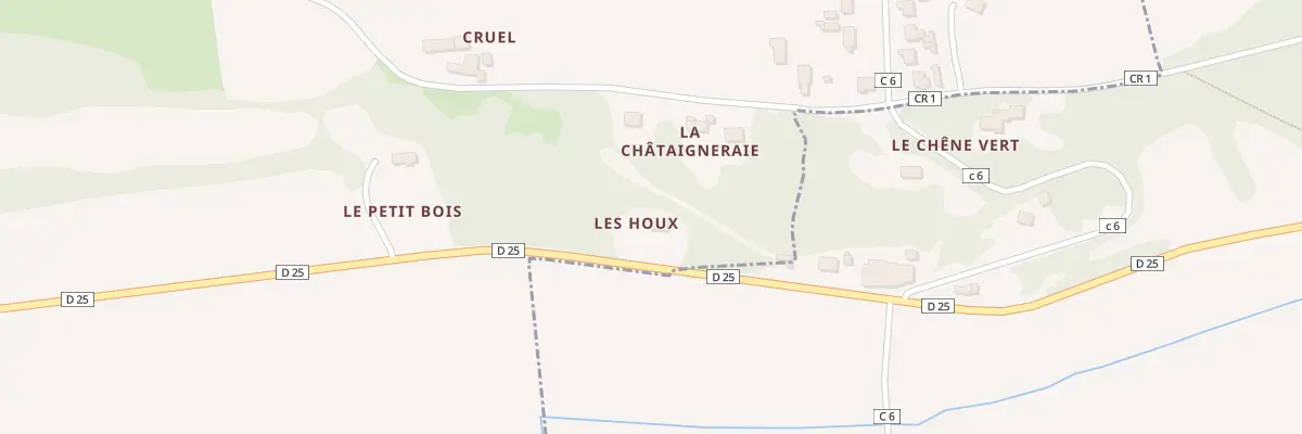 Plan du 5340 Launay du Han à Montreuil-le-Gast