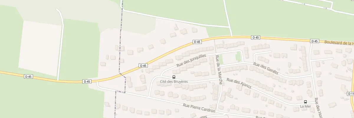 Plan du 44 Rue des Jonquilles à Cherbourg-en-Cotentin