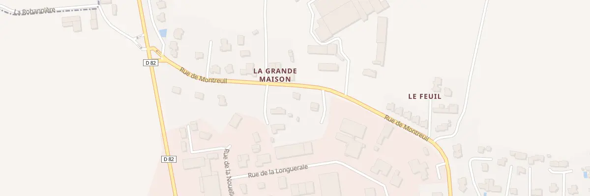 Plan du 55 Rue de Montreuil à Melesse