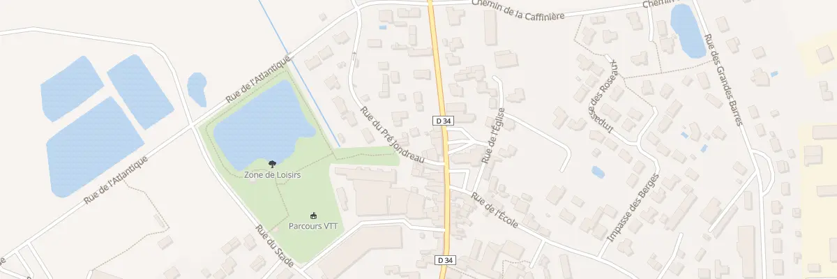 Plan du 25 Rue de nantes à Falleron