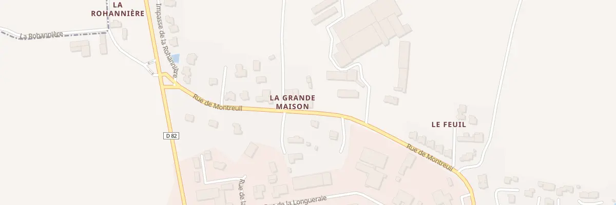Plan du 92 Rue de Montreuil à Melesse