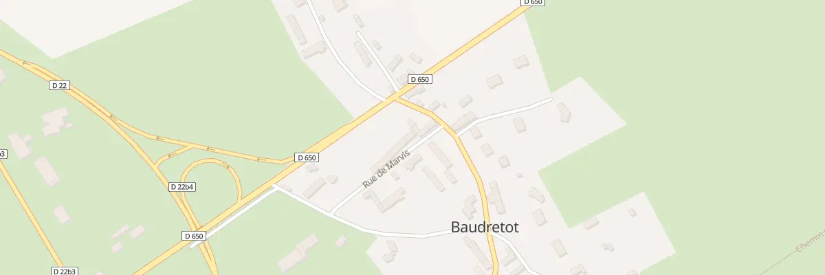 Plan du 6 Beaudretot à Virandeville