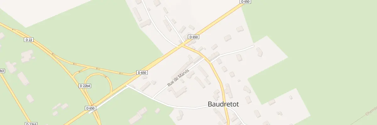 Plan du 6 Beaudretot à Virandeville