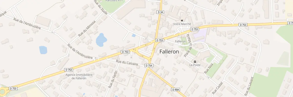 Plan du 59 Rue nationale à Falleron