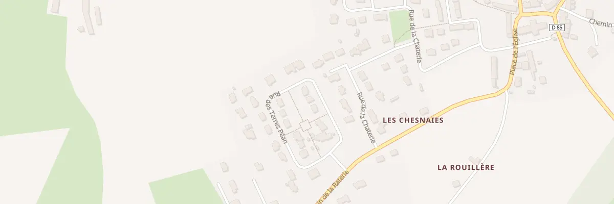 Plan du 16 Rue des Terres Pean à Baguer-Pican