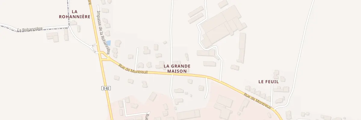 Plan du 94 Rue de Montreuil à Melesse