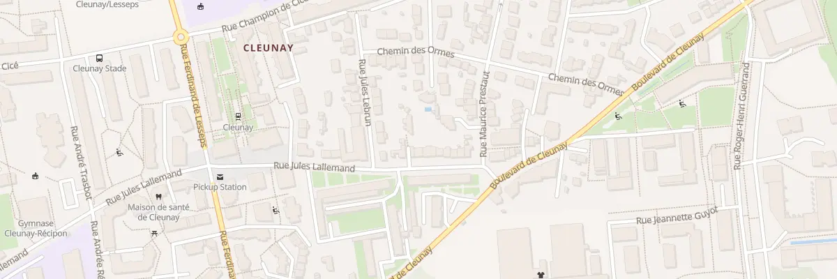 Plan du 16 Rue Jules Lallemand à Rennes