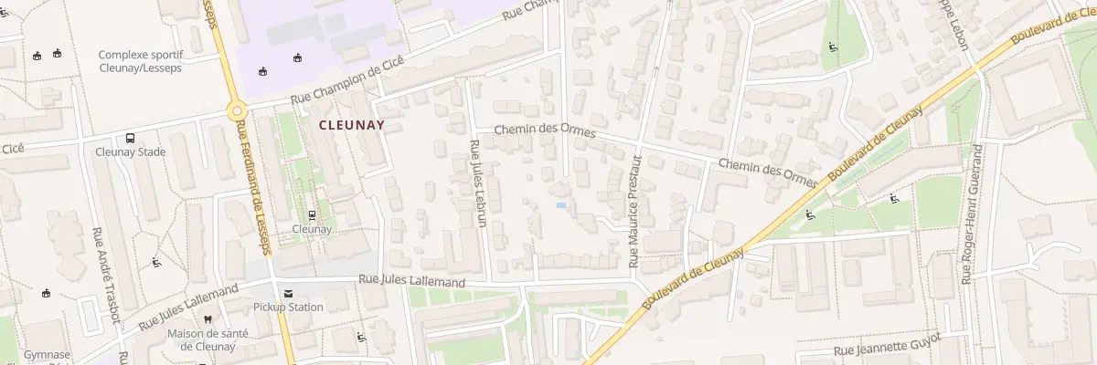 Plan du 14 Rue Bruté de Rémur à Rennes
