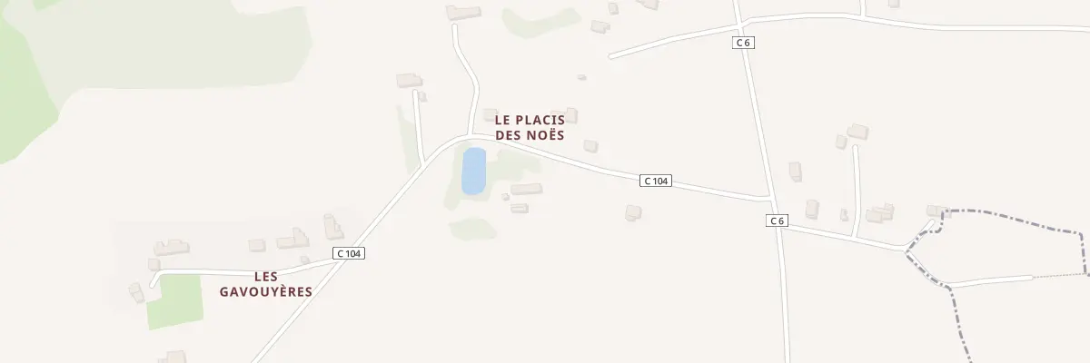 Plan du 5148 Placis des Noes à Montreuil-le-Gast