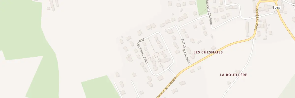 Plan du 10 Rue des Terres Pean à Baguer-Pican