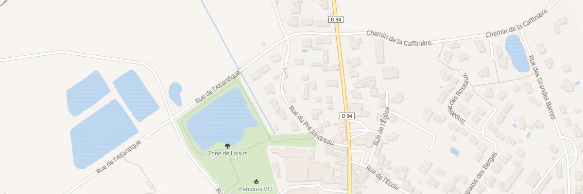 Plan du 14 Rue du pré jondreau à Falleron