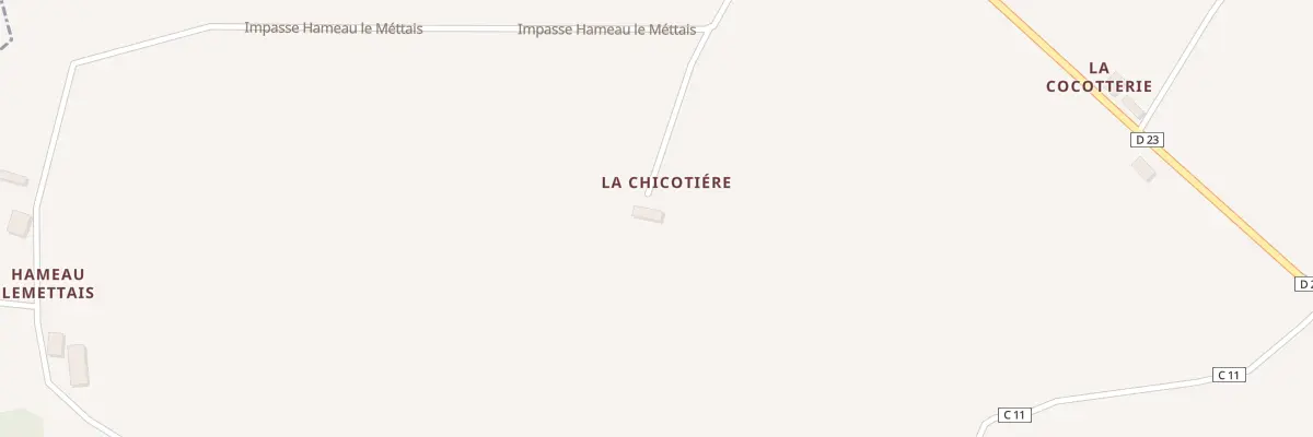 Plan du 100 Imp La Chicotiere - Quettetot à Bricquebec-en-Cotentin