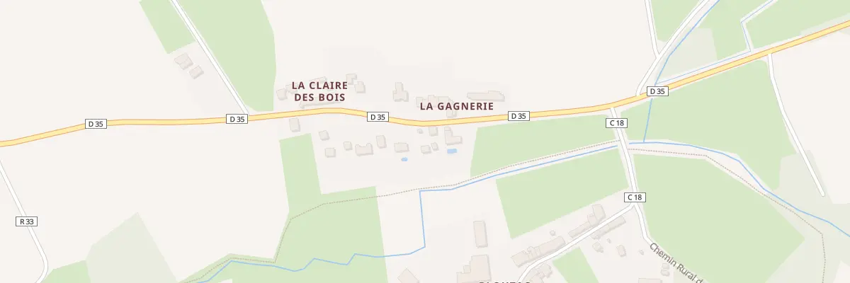 Plan du 5 La Gagnerie à La Grigonnais