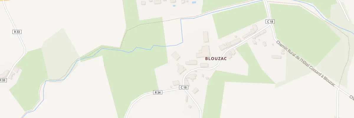 Plan du 18 Blouzac à La Grigonnais