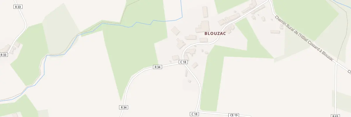 Plan du 20 Blouzac à La Grigonnais